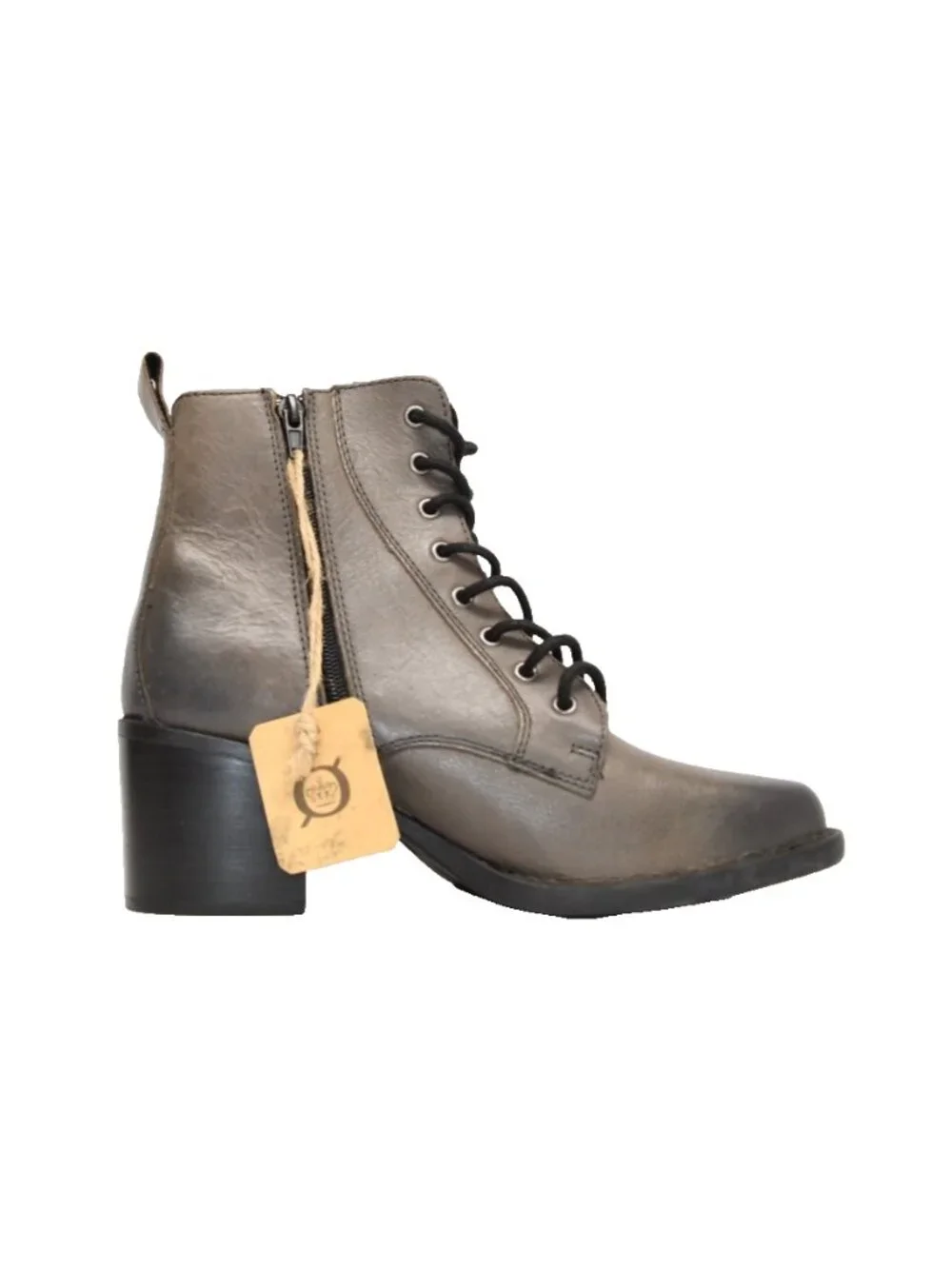 New! Born Women's Huntley Ankle Boots Moto Biker Boot 10 M Gray DD546 BR0066622
